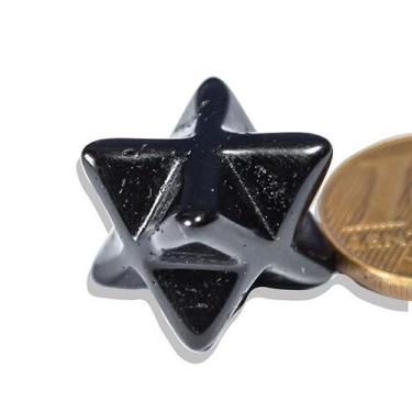 Imagem de 01 Merkabah Quartzo Preto Pedra Natural Sem Furo  Estrela - Cristaisde