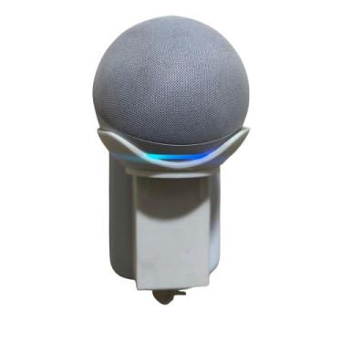 Imagem de Suporte De Parede Tomada Alexa Amazon Echo Dot 4 Geração - 3D TECH