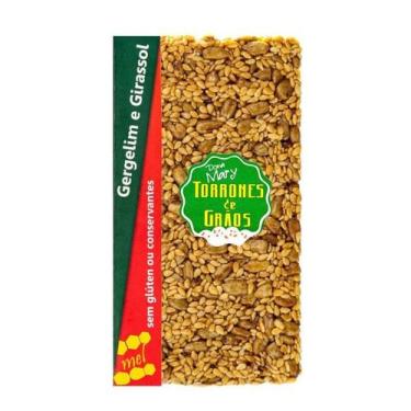 Imagem de Torrone de Girassol e Gergelim Dona Mary 32g