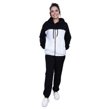 Imagem de Corta Vento Feminino + Calça Tactel Leve Casual-Feminino