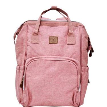 Imagem de Bolsa Mochila De Costas p/ Passeio Maternidade Clio, Rosa