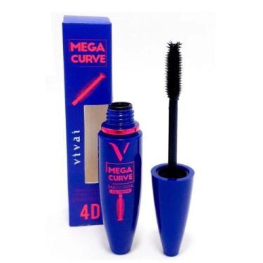 Imagem de Máscara para Cílios 4D Mega Curve Max Volume Vivai, Mega Curve - Azul