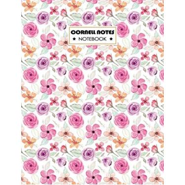 Imagem de Cornell Notes Notebook: Cornell Note Taking Method Notebook/Pink Floral