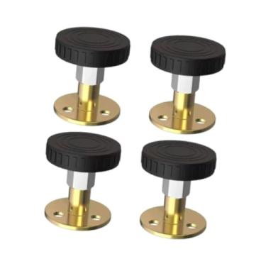 Imagem de ＫＬＫＣＭＳ Rolhas de cabeceira da cama, 4 peças, suporte estabilizador, parede da cama, fixador para sofás de cabeceira, Altura 47 a 64mm