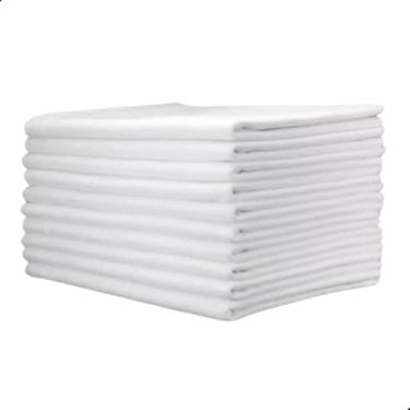 Imagem de Kit Pano de Chão Saco Alvejado Múltiplas Unidades Branco (10)