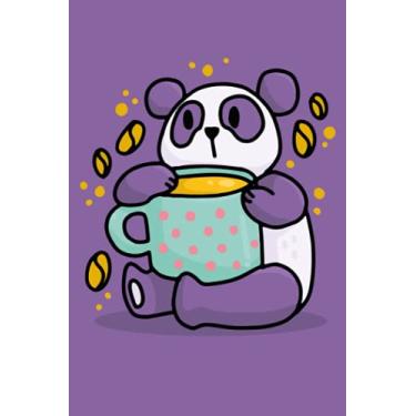 Imagem de Kaffee Panda: Notizbuch (120 Seiten, 15x23cm, gepunktet) Dotted Bullet Grid Tagebuch Journal