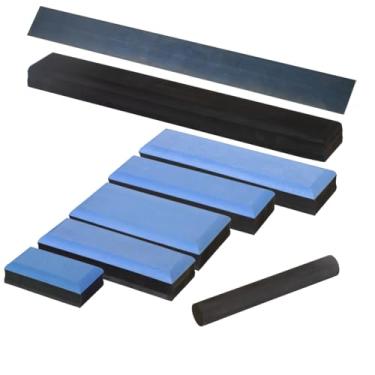 Imagem de Pintando Carro, Kit Com 7 Tacos Lixador Manual Inclui Taco Cilindro E Regua Quantidade de cascalhos:0;Cor:Azul