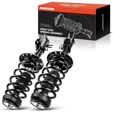 Imagem de A-Premium Par dianteiro (2) Conjunto completo de suporte e mola helicoidal do lado do motorista e do passageiro compatível com Buick Encore 2013-2019 e Chevrolet Trax 2015-2019, FWD