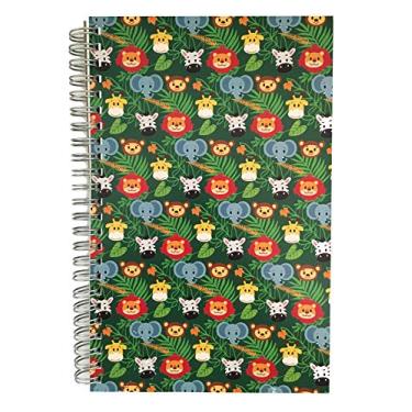 Imagem de Coast Pop Caderno espiral para crianças – Caderno de composição pautado para faculdade de 80 páginas – Caderno fofo infantil de 14 x 21 cm – Desenhos coloridos – Ideal para escrever, notas, diário –