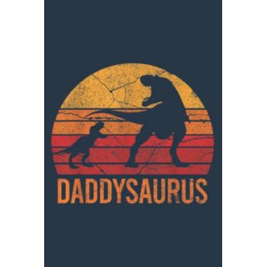 Imagem de Daddy Dinosaur Daddysaurus 1 kid Xmas Father Day: Study Notebook, 6 x 9 inches, 120 pages