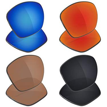 Imagem de Galvanic Lentes de reposição para óculos de sol Oakley Plaintiff Squared OO4063 - Pacote P02