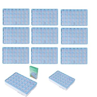 Imagem de 10 Caixas Porta Organizador Portátil De Comprimidos Mensal