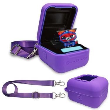 Imagem de JCHPINE Silicone Cover Case for Bitzee Interactive Toy Digital Pet and Case, Protective Skin Sleeve for Bitzee Virtual Electronic Pets Accessories (for Original 15 Animals) (Purple)