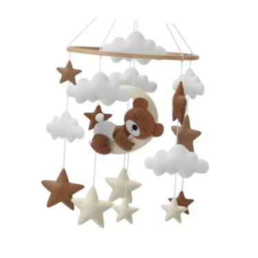 Imagem de simhoa Móvel de Berço para Bebê, Brinquedo Pendurado, Decoração de Quarto Infantil, Acessórios Fotográficos, Item Sensorial, Urso de Barriga, Tamanho real