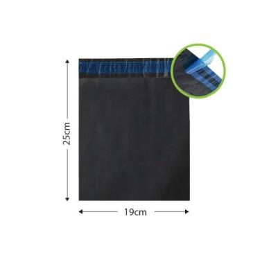 Imagem de Saco Envelope de Segurança Correios 19x25 Preto  - Zoombee