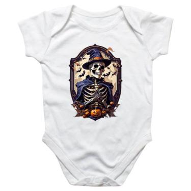 Imagem de Body intantil Esqueleto Halloween Celebracao Logo - Alearts, M