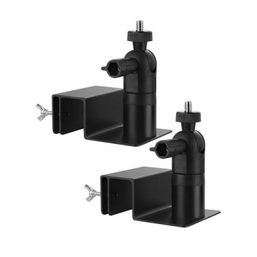 Imagem de Suporte de calha compatível com Eufy Security SoloCam S220/C210, EufyCam 2C/2C Pro, 3/S330, 2/2 Pro, 3C/S300, Eufy Gutter Mount 360° Suporte de montagem ajustável à prova de intempéries para câmera de