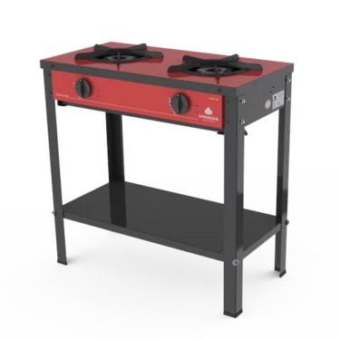 Imagem de Fogao 2 Bocas Gas Prge-200 Gourmet Vermelho - Progas