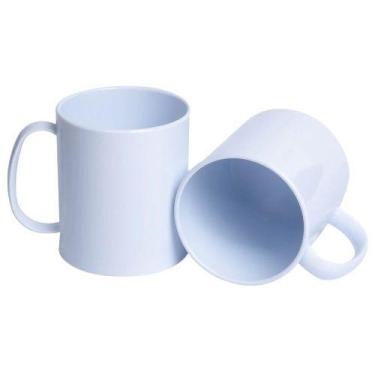 Imagem de Caneca Polímero Branca para Sublimação 325 ml  Para Personalizar - Com