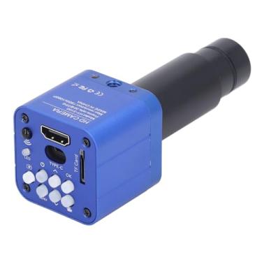 Imagem de Câmera de Microscópio 1080p 24MP Câmera Industrial USB Digital Industry Video Microscope Camera para 23,2mm 30mm 30,5mm Ocular Eletrônica Ocular (plugue ue)