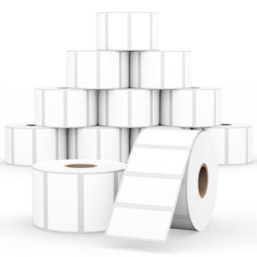 Imagem de StickerTag 12 Rolos 2 X 1 Etiquetas Térmicas Diretas, Etiquetas De Remessa Compatíveis Com Impressoras De Etiquetas Zebra E Rollo Para Código De Barras De Endereço Postal De Correspondência (1300 Et