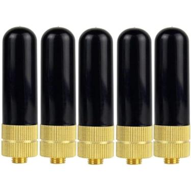 Imagem de Retevis Antena de rádio bidirecional, antena SMA-F de banda dupla, para Retevis RA79 RT29 RT86 RM21 RT29D HD1 HD2 RB58 P1, compatível com BaoFeng UV-5R BF-888S UV-82 Arcshell AR-5 Walkie Talkie