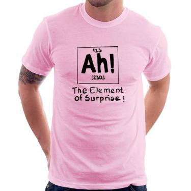 Imagem de Camiseta AH The element of surprise - Foca na Moda, Rosa bebê, P