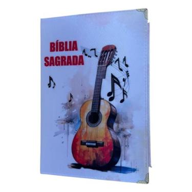 Imagem de Bíblia NAA Violão Capa dura acolchoada com Indice SBB
