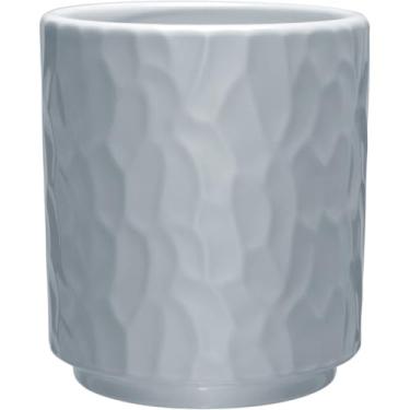 Imagem de CACHEPÔ VASO DECORATIVO PLANTA HOME&CO CERÂMICA 13x11x11cm CINZA