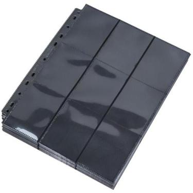 Imagem de 30 Folhas Pretas 18 Bolsos Pasta Card Magic Pokemon Yugioh - CENTRAL A