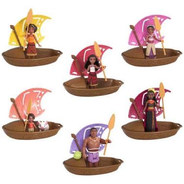 Imagem de Moana 2 Canoa Surpresa 6 Personagens Para Colecionar Mattel