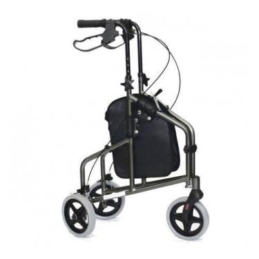 Imagem de Andador com 3 rodas robrável com cesto para Idoso Mobil