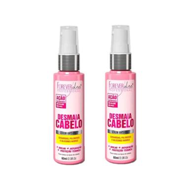 Imagem de Kit Forever Liss Desmaia Cabelo 2 Séruns 60ml