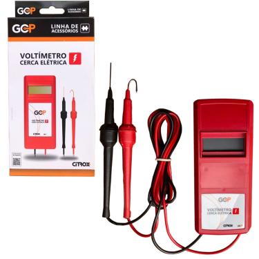 Imagem de Voltimetro Digital Medidor Teste Tensão Cerca Elétrica 20K Gcp Citrox ppa