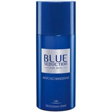 Imagem de Desodorante Spray Blue Seduction 24h Banderas 150ml