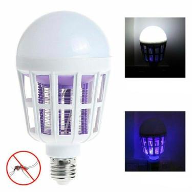 Imagem de Luminária Led Uv Mata Mosquitos Pernilongos Armadilha 15w - POTENTE
