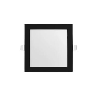 Imagem de Plafon Led Quadrado Embutir 30x30cm 25W 4000K Preto Cód. SE-240.1614 – Save Energy