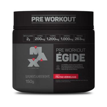 Imagem de Égide Pré Workout Pote 150g - Max Titanium - Frutas Vermelhas