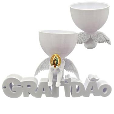 Imagem de Anjo Imagem Decoração Oração Nossa Senhora de Guadalupe Gratidão 3D - 