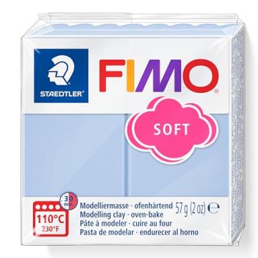 Imagem de STAEDTLER Massa de Modelar Profissional FIMO Soft 57g (1 Unidade) Serenity Blue - 8020-T31 - Argila Polímera Para Biscuit que Endurece no Forno – Ideal para Artesanato, Miniaturas e Bijuterias