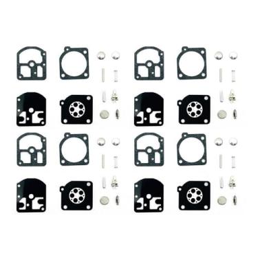 Imagem de Kit de reparo reconstruído do carburador junta do cortador de escova peça para ZAMA RB-11 Stihl 009 010 011 012 011AV C1S-S1A C1S-S1B RB11 RB 11 (4 CONJUNTOS)
