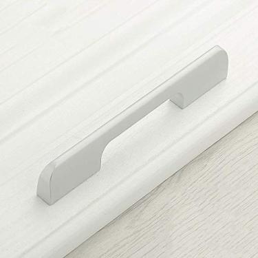 Imagem de Puxador de porta de armário de guarda-roupa alongado, puxadores de cozinha de móveis de liga de alumínio, armário de bar armário de TV mesa de cabeceira de banheiro puxadores de gaveta de cômoda, com