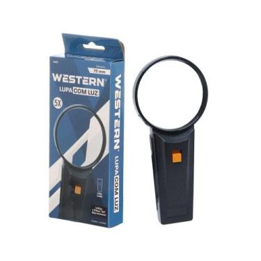 Imagem de Lupa De Aumento 5x C/ Luz 75mm - Etilux 