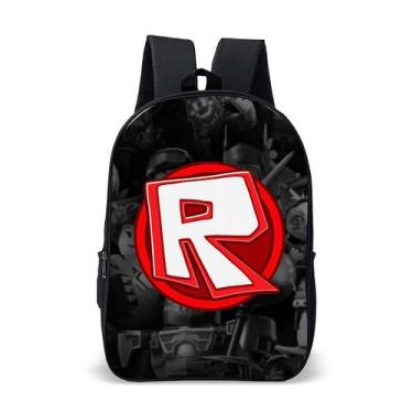 Imagem de Mochila Escolar Infantil Game De Blocos Volta Às Aulas Estampa Colorid