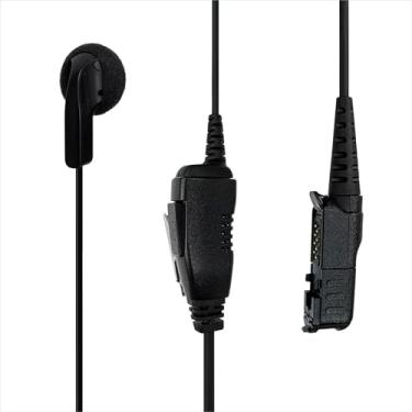 Imagem de MONICONA Fone de ouvido R5 XPR3500E com microfone compatível com rádios Motorola DEP570 DP2600E MTP3250 DP3441E, fone de ouvido intra-auricular com microfone PTT e clipe
