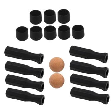 Imagem de Dynwave a mesa de pebolim lida com os componentes de manutenção de tampas finais não deslizam fácil de instalar futebol de mesa prática leve com bolas, Bola Laranja