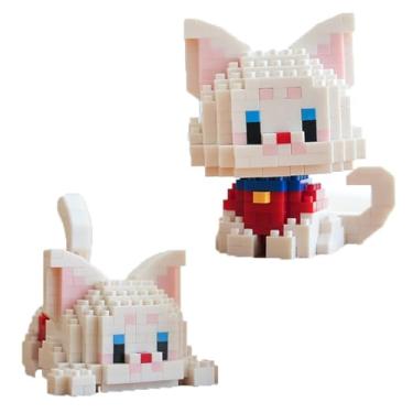 Imagem de Myweyde Mini Cat Building Blocks - Orange, Ragdoll, Tricolor & Lucky Black Cat (379 Pcs)