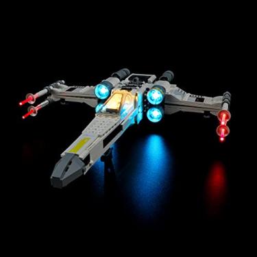 Imagem de BRIKSMAX Led Lighting Kit for LEGO-75301 Luke Skywalker's X-Wing Fighter - Compatible with Lego Star Wars Building Blocks Model- Not Include Lego Set