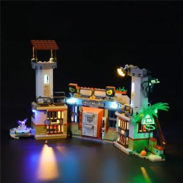 Imagem de GEAMENT LED Light Kit Compatible with Lego Newbury Abandoned Prison Hidden Side 70435 (Model Set Not Included)