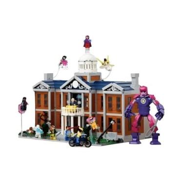 Imagem de X-Men Mansion X-Force Command Center 3093pcs Modelo De Arquitetura Clá